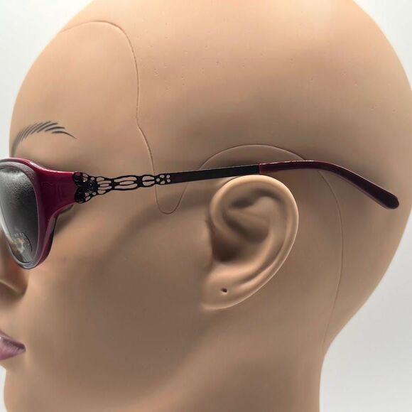 NOS Vintage Y2K Designer Sunglasses | Jessica McClintock | Plum Fade Plastic